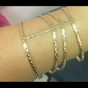 Gold adjustable paparazzi bracelet